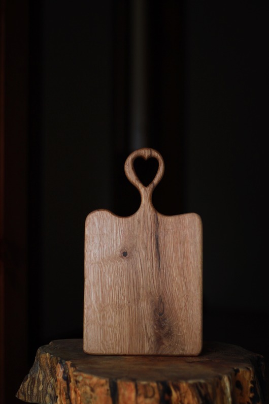 Deska kuchenna z serduszkiem wood home handmade