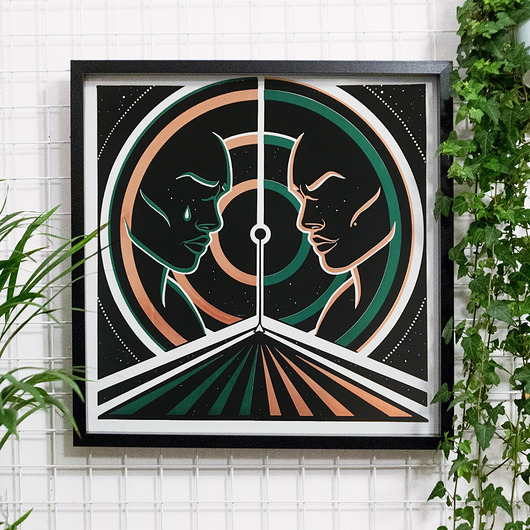 Borderline - plakat sitodruk Pracownia Witryna