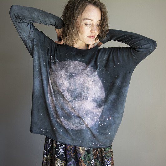 bluzka goshko dark side full moon wiskoza GOSHKO