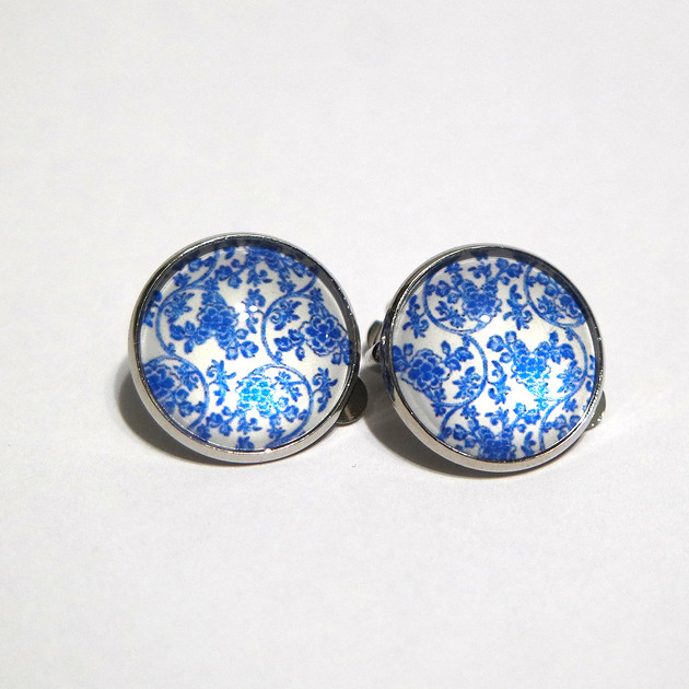 klipsy Klipsy - Kafelki, kwiaty, orientalne - duże