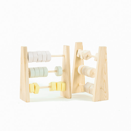 klocki i zabawki drewniane Pierwsze liczydło