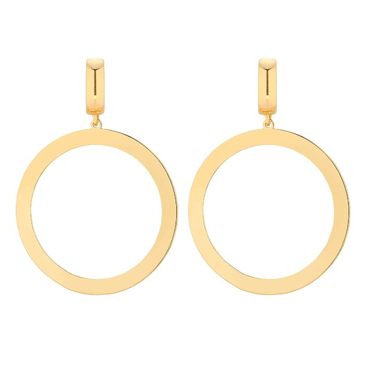 kolczyki srebrne Złote kolczyki koła