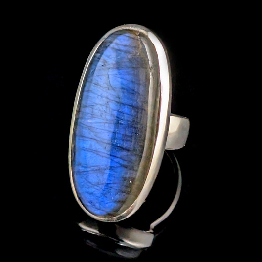 pierścionki srebrne Pierścionek lazurowy Labradoryt
