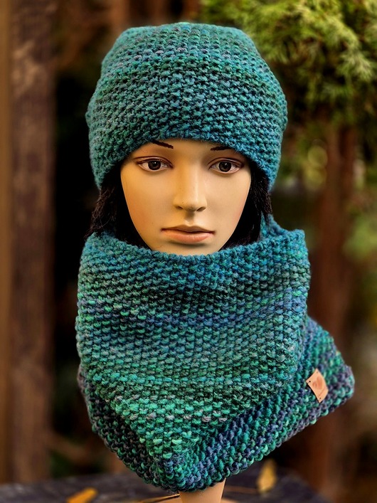 szale damskie Szmaragdy / komplet