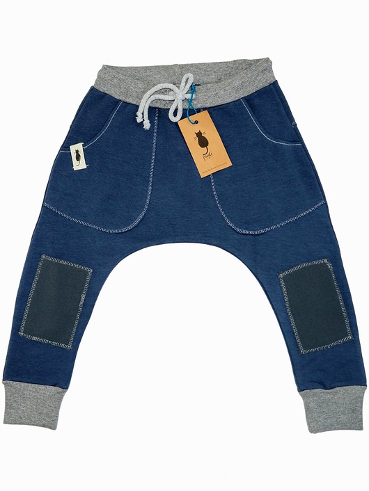Spodnie baggy BLUE Cudi KiDS