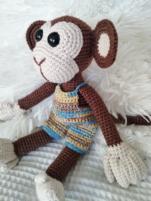 misie i maskotki Małpka Nikodem, małpa