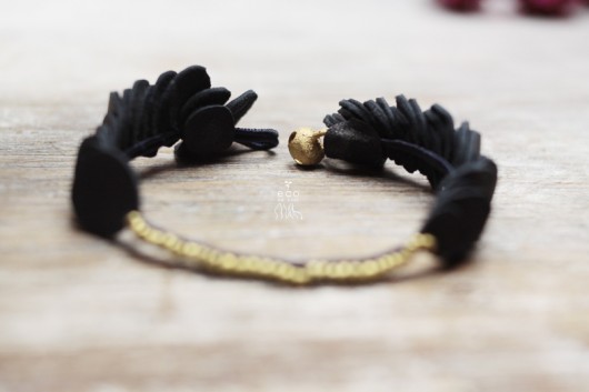 petrol organic bracelet ecobetoo