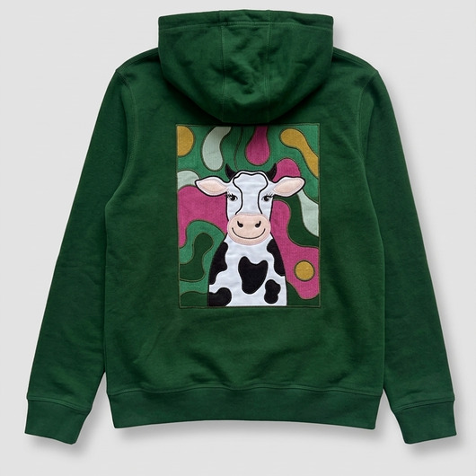 bluza bez kaptura damska Bluza Krówka