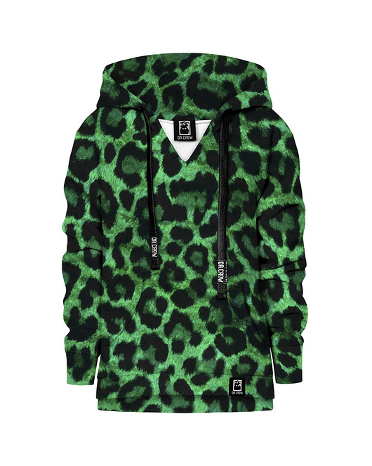 bluzy dla chłopców Bluza Chłopiec DR.CROW Green Panther