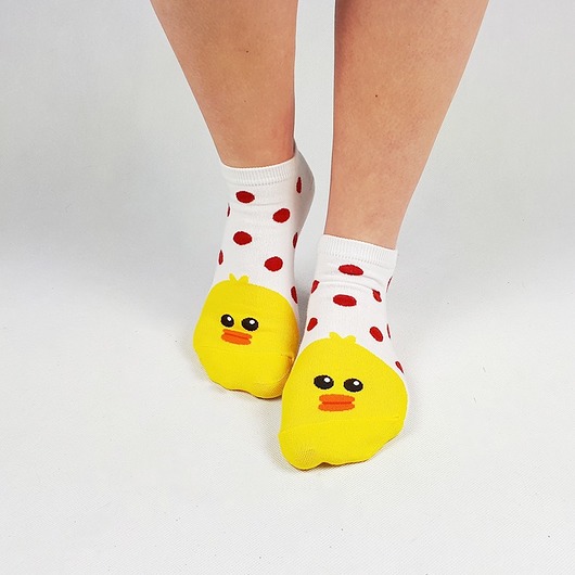 Skarpetki w kropki z kaczuszką CandySox
