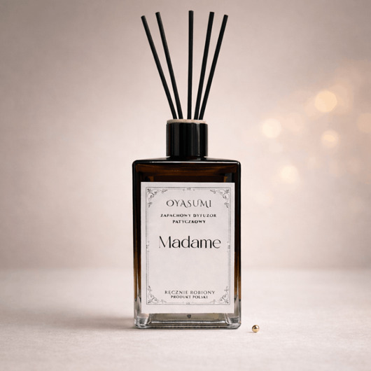 dodatki - różne Dyfuzor zapachowy z patyczkami Madame 100 ml róża jaśmin orient