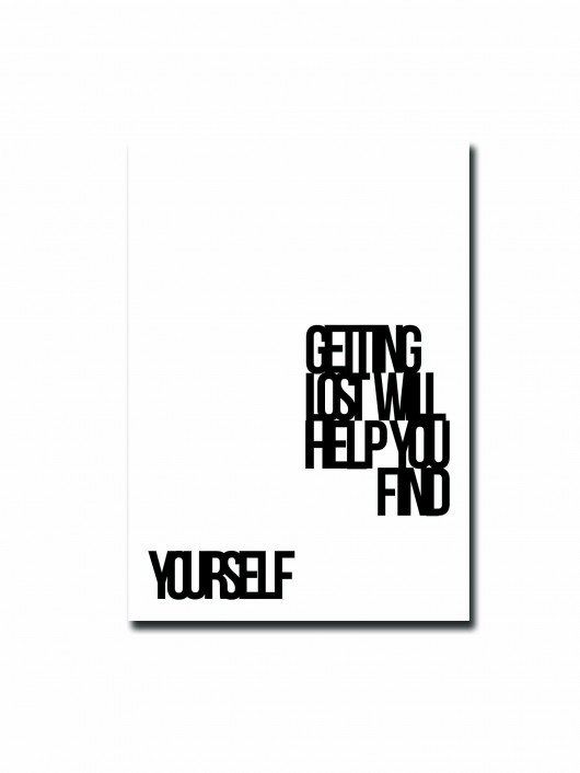 Getting Lost PostCard  MM House Design