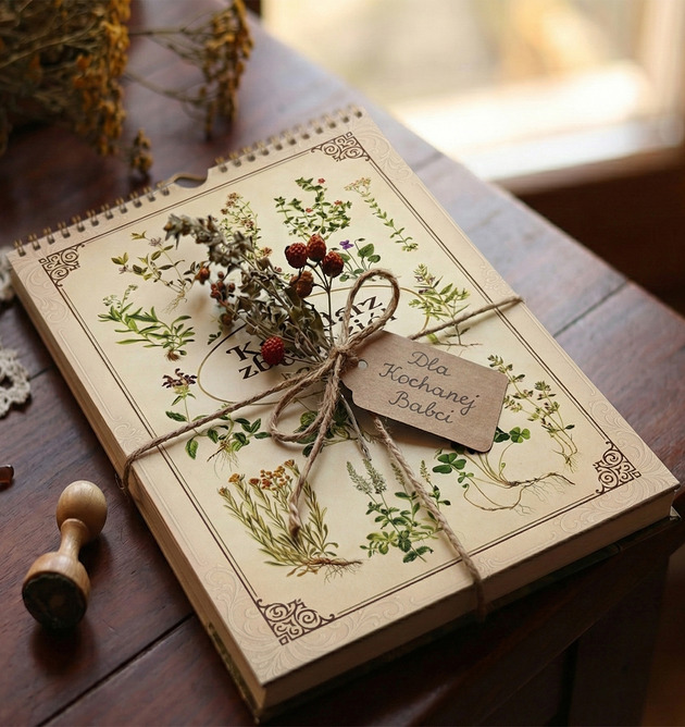 kalendarze i plannery PREZENT DLA BABCI - Kalendarz z ziołami 2026