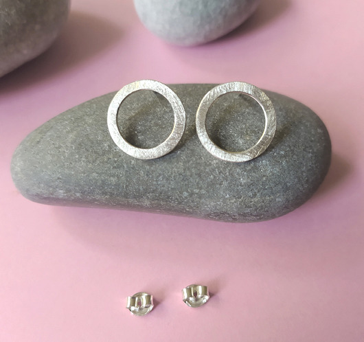 kolczyki srebrne Kolczyki Plates - srebro 925