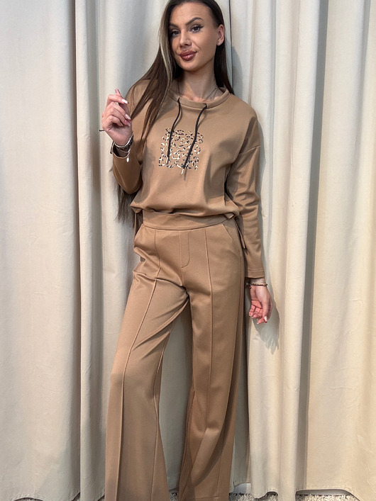 komplety damskie Komplet dresowy Leopardo