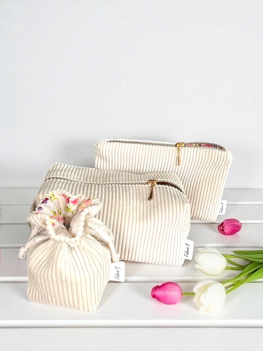 kosmetyczki Zestaw Kosmetyczek Vanilla