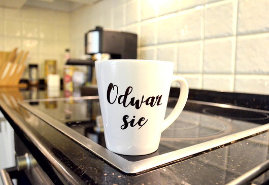 Kubek Latte ODWAŻ SIĘ FarrowDesign