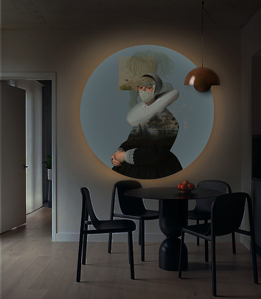 kinkiety Lampa Ścienna - Dots Lighting Landscape Muse Blue