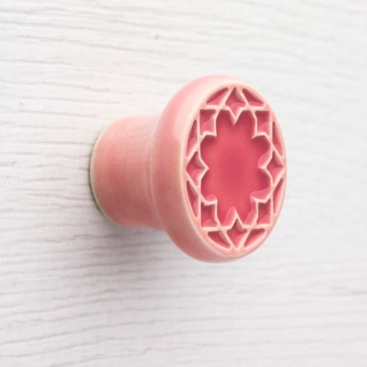 gałki do mebli Gałka do mebli różowa, wz.3
