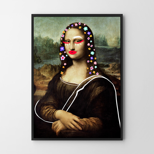 plakaty Plakat Mona Lisa Modna