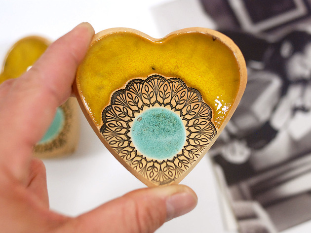 Ceramiczna miseczka na małe skarby 10FingersArt