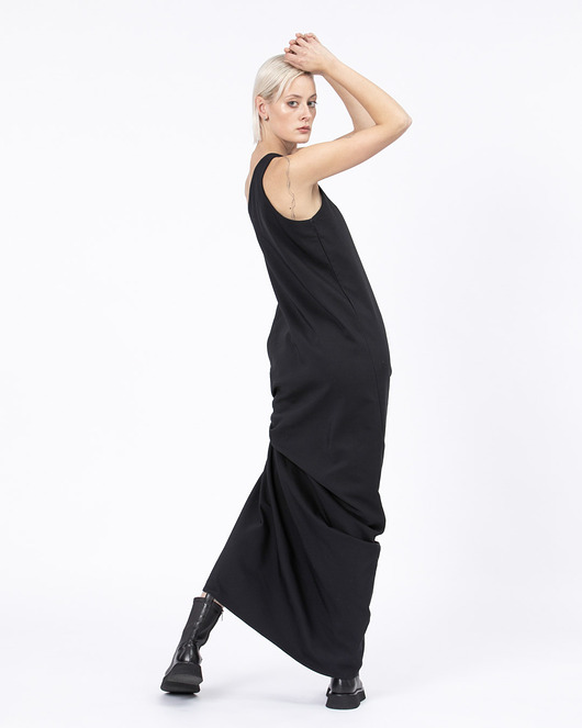 sukienki maxi damskie Rimma assymetry b