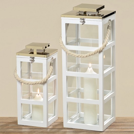 Lampion White Diary 2 szt MIA home