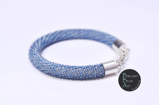 Beadingowa bransoletka - Capri Blue BBA