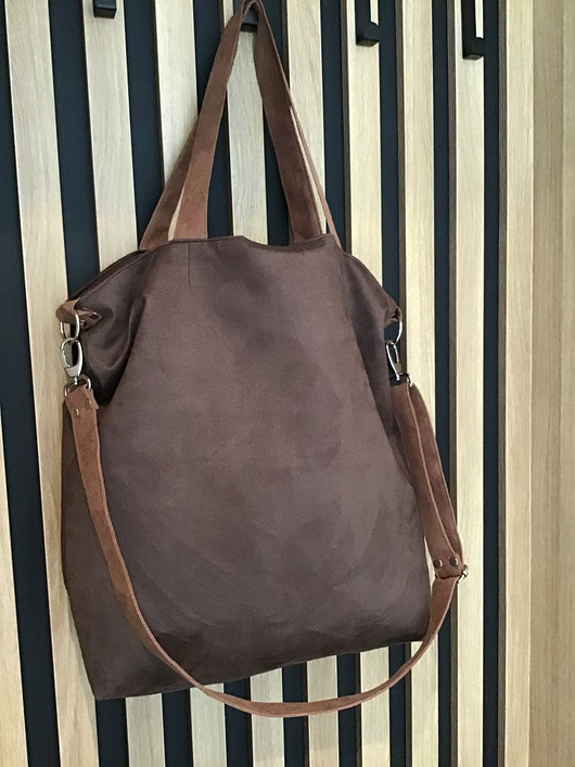 torby na ramię Torba na ramię XL - ciemny brąz, karmel