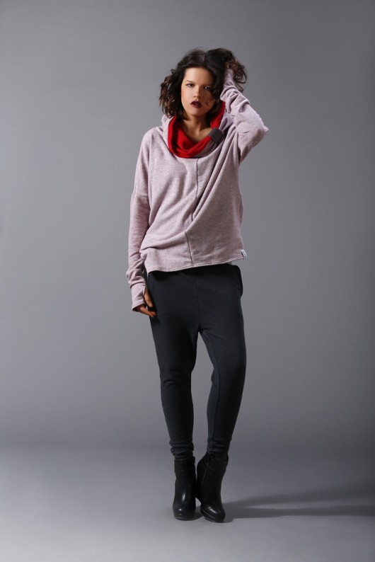 Nubee - QOM#02 - Bluza komin prosty  Nubee