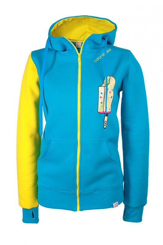 Ice cream electric blue Colorshake