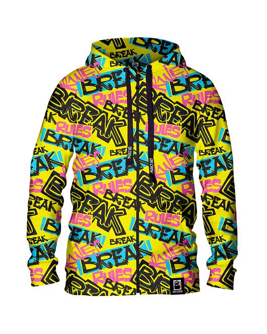 bluzy męskie Męska Bluza Expres Zamek DR.CROW Break