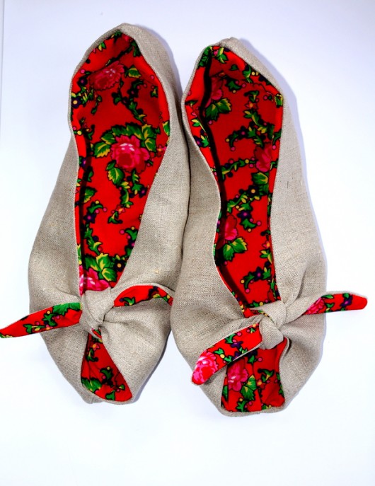 Góralskie onuce - kapce peep-toe ( zamówienie) Zuzia Górska