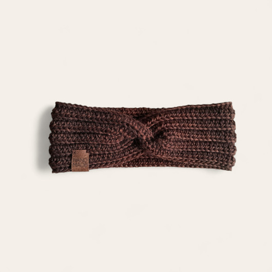 opaski do włosów Opaska handmade z wełną merino