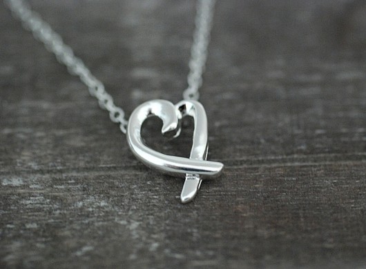 ♥Serce♥ Srebrny naszyjnik- sterling 925 MadamLili