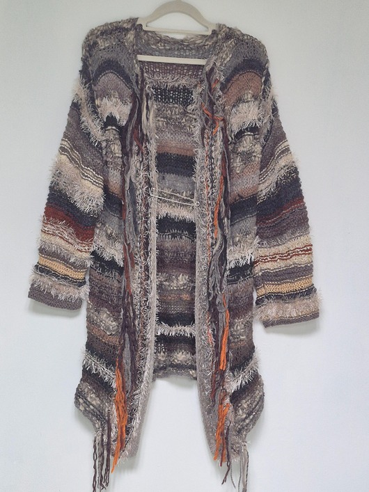 kardigany damskie Unikatowy sweter
