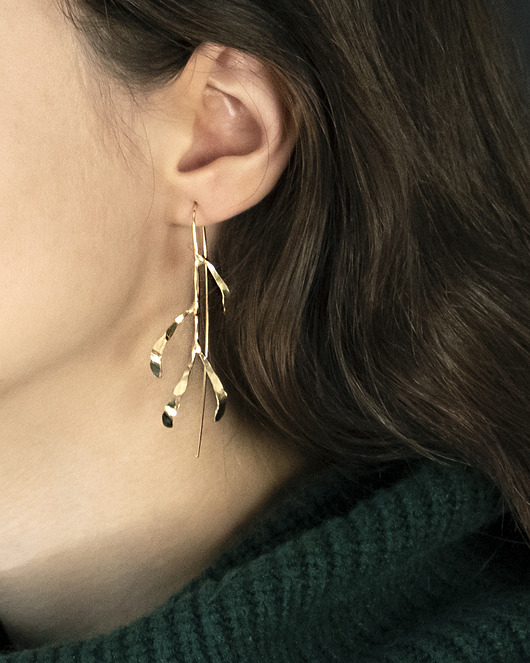 kolczyki pozłacane Kolczyki pozłacane SZADŹ No. 1