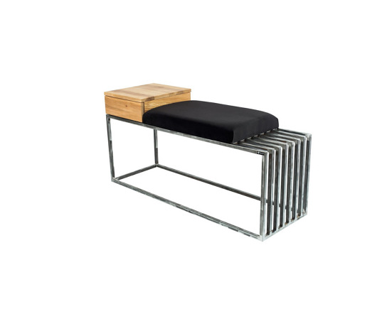 ławki Ławka Pufa Tapicerowana  Stal LGMS-20