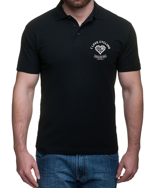 t-shirty męskie Koszulka polo. I love cycling