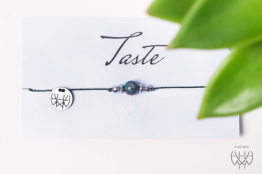 WHW Taste With African Turquoise II w hand works