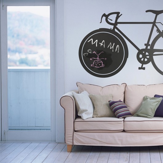 Naklejka na ścianę + tablica kredowa.Rower. XXXXXXOnly Stickers