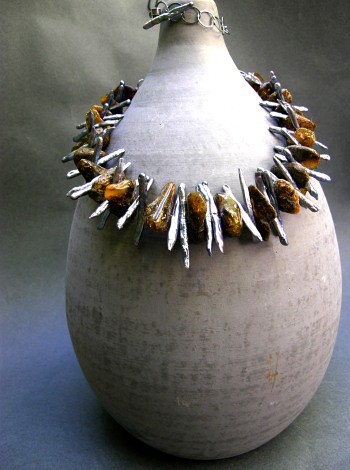 bursztyn i perła Garfish Art Gallery