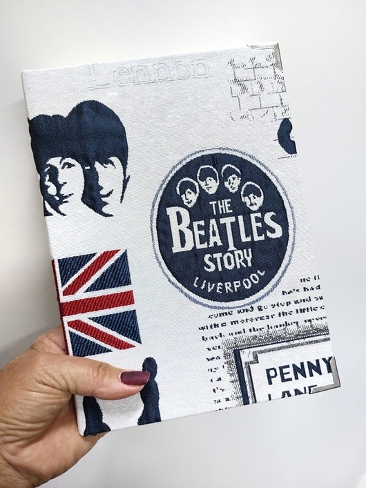 notatniki i albumy Notes The Beatles II 17x24 ekru 200 stron
