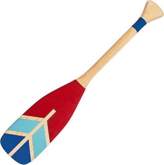 Ozdoby na ścianę Pagaj John Paddle Ozdoba Kolorowy Malowany 60 cm WZ3