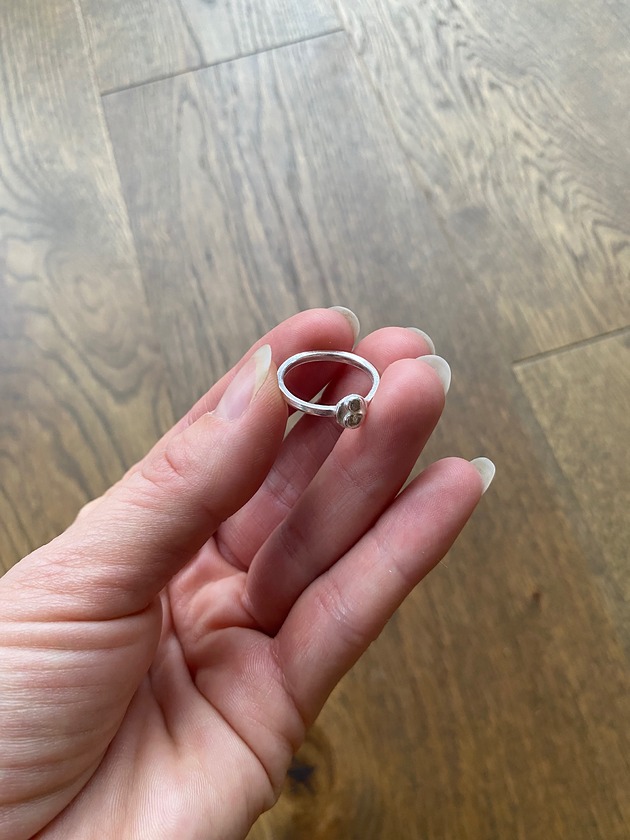 pierścionki srebrne Pierścionek podwójny brzuszek