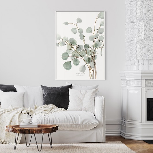 plakaty Plakat Eucalyptusprint40x50 cm