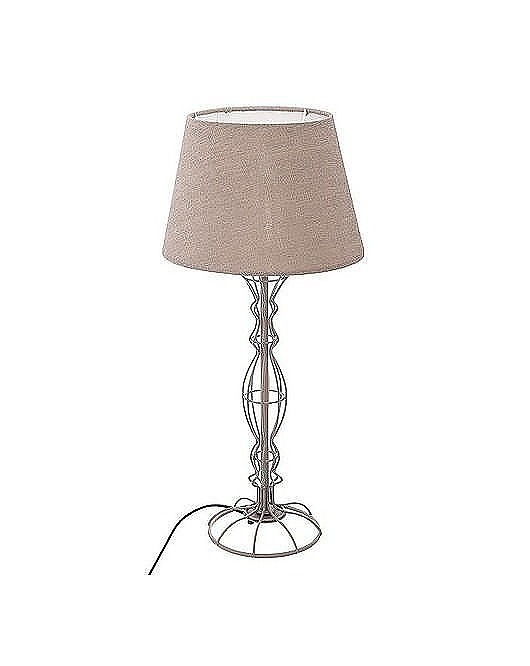 Lampa Stołowa Metalowa Gris Taupe MIA home