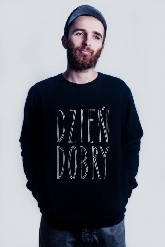 Bluza Męska "Dzieńdobry" black dziendobry