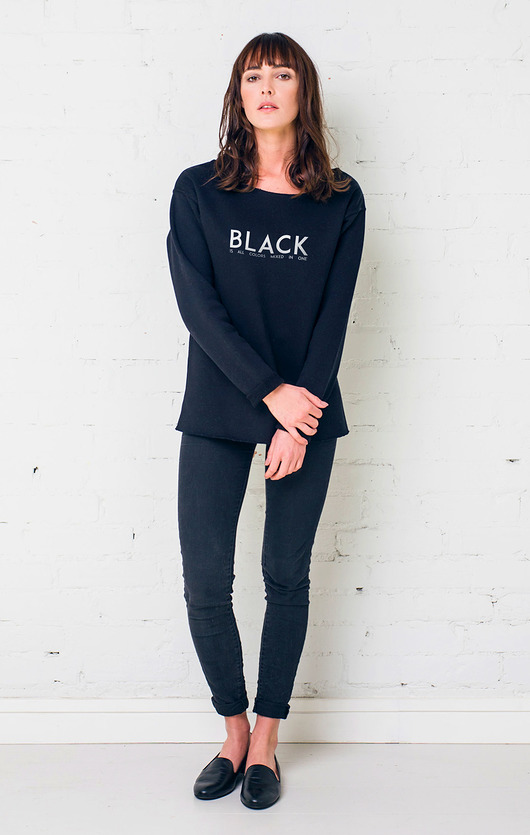 BLACK IS ALL COLOR Bluza Oversize GAU great as You