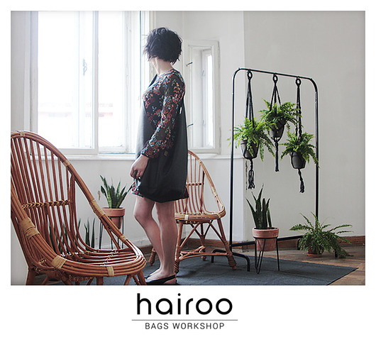 Long Boogi Bag czarna teksturowana / hobo hairoo